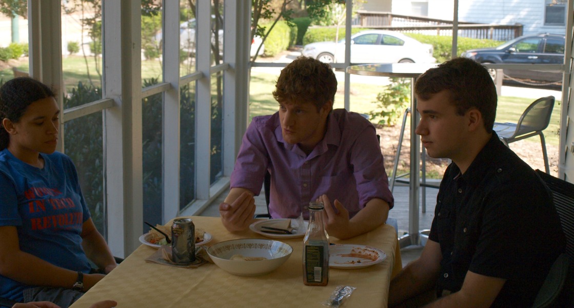Ethan Roday '14 explains to the current scholars that drinking the peach tea and soda daily is not a good idea. This is very disappointing news.
